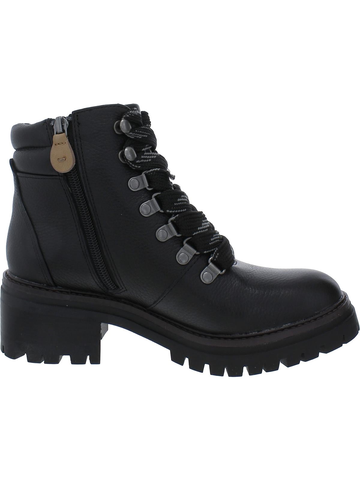 Gentle Souls by Kenneth Cole Womens Brooklyn Leather Combat Lace