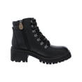 thumbnail image 2 of Gentle Souls by Kenneth Cole Womens Brooklyn Leather Combat & Lace-up Boots, 2 of 3