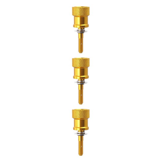 Maytalsory Siège de Moto en Aluminium pour R Quick T Neuf Libération Or Pur 53x20mm 3Set