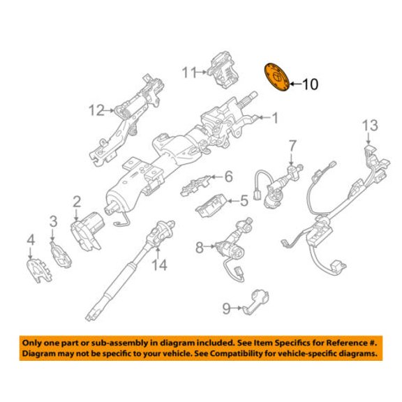 GM OEM Steering Column-Upper Plate 26090892