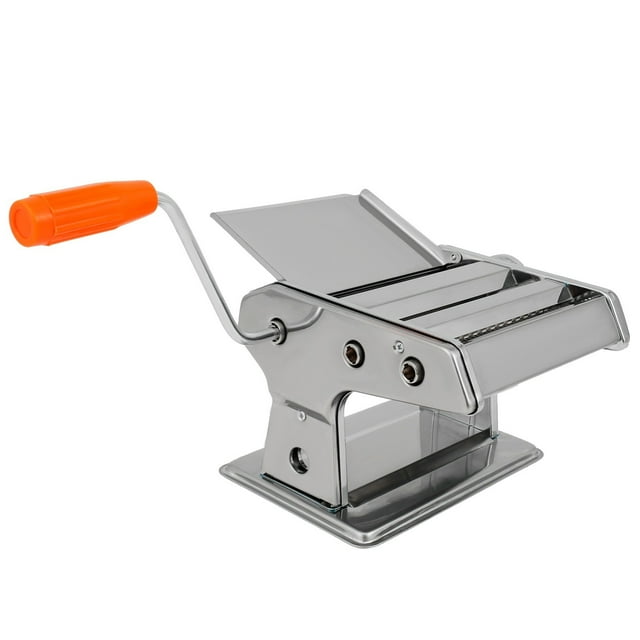 Machine à Pâtes en Acier Inoxydable avec 9 Réglages d'Épaisseur Réglables, Outils de Cuisine, Facile à Utiliser
