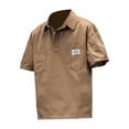 thumbnail image 4 of Camisa anga corta para hombres Camisetas con estilo para hombres Camisas de playa de verano Cómodas camisas de carga Pullover Tops para trabajo Salvador camisa de rayas, 4 of 7