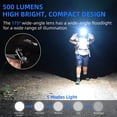 thumbnail image 3 of Linterna de luz potente recargable, luz LED superbrillante, 3 of 5