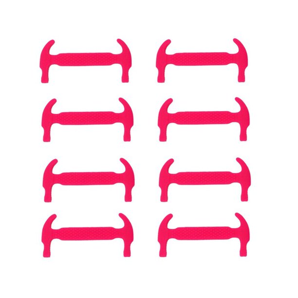 16 unids/set de cordones elásticos de silicona para zapatos, cordones especiales para zapatos sin atar, cordones para mujeres y hombres, zapatos con cordones, cordones de goma L5SPAIN Gao Jinjia LED