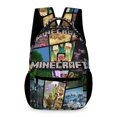 thumbnail image 1 of Minecraft Pixel Art Backpack – Durable Multi-Pocket Travel & Laptop Backpack for Gaming Enthusiasts, Casual Daypack with Adjustable Straps, 1 of 2