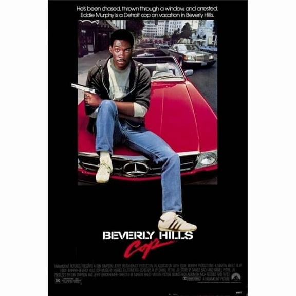 Pop Culture Graphics MOVCF6409 Beverly Hills Cop Movie Poster Print, 27 x 40