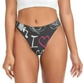 thumbnail image 1 of Balery I Love Coffee Tangas de Algodón para Mujer con Estampado – Ropa Interior Sexy, Transpirable, G-string-X-Large, 1 of 1