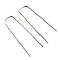 thumbnail image 3 of 10PCS 6-INCH U-shaped Garden Pegs Multipurpose Lawn Pins Ground Stakes For Anchoring Weed Barrier Fabric, 3 of 6
