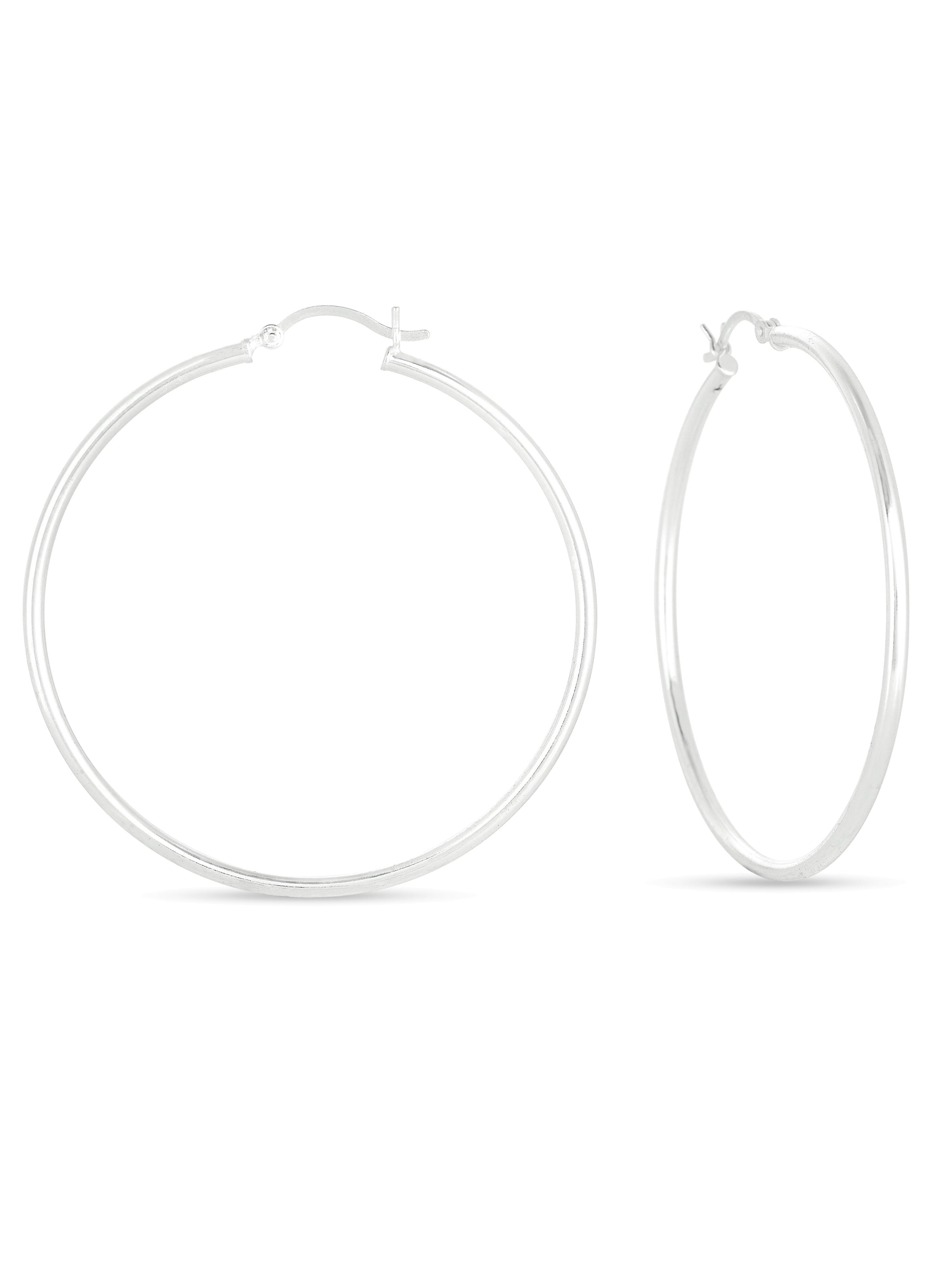 Sterling Silver Hoop Earrings