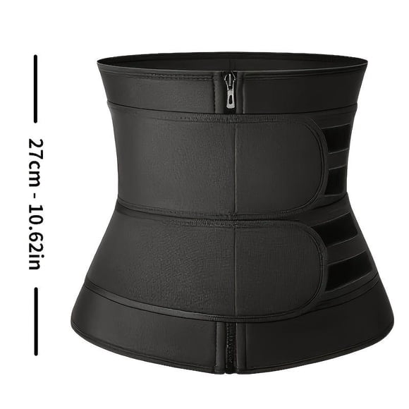 Ceinture d'Entraînement pour la Taille pour Femmes, Ceinture de Soutien à Fermeture Éclair pour la Taille, Bande de Taille en Néoprène et Nylon, Ceinture D\'entraînement Physique Ajustable pour l'Entraînement au Gym