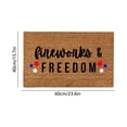 thumbnail image 3 of Non Slip Doormat Patriotic Entrance Rug, Durable Easy Clean Indoor Outdoor Floor Mat, Waterproof Entryway Rug for Kitchen Bathroom Laundry Room, Machine Washable Anti Skid Welcome Mat for Home Decor, 3 of 7