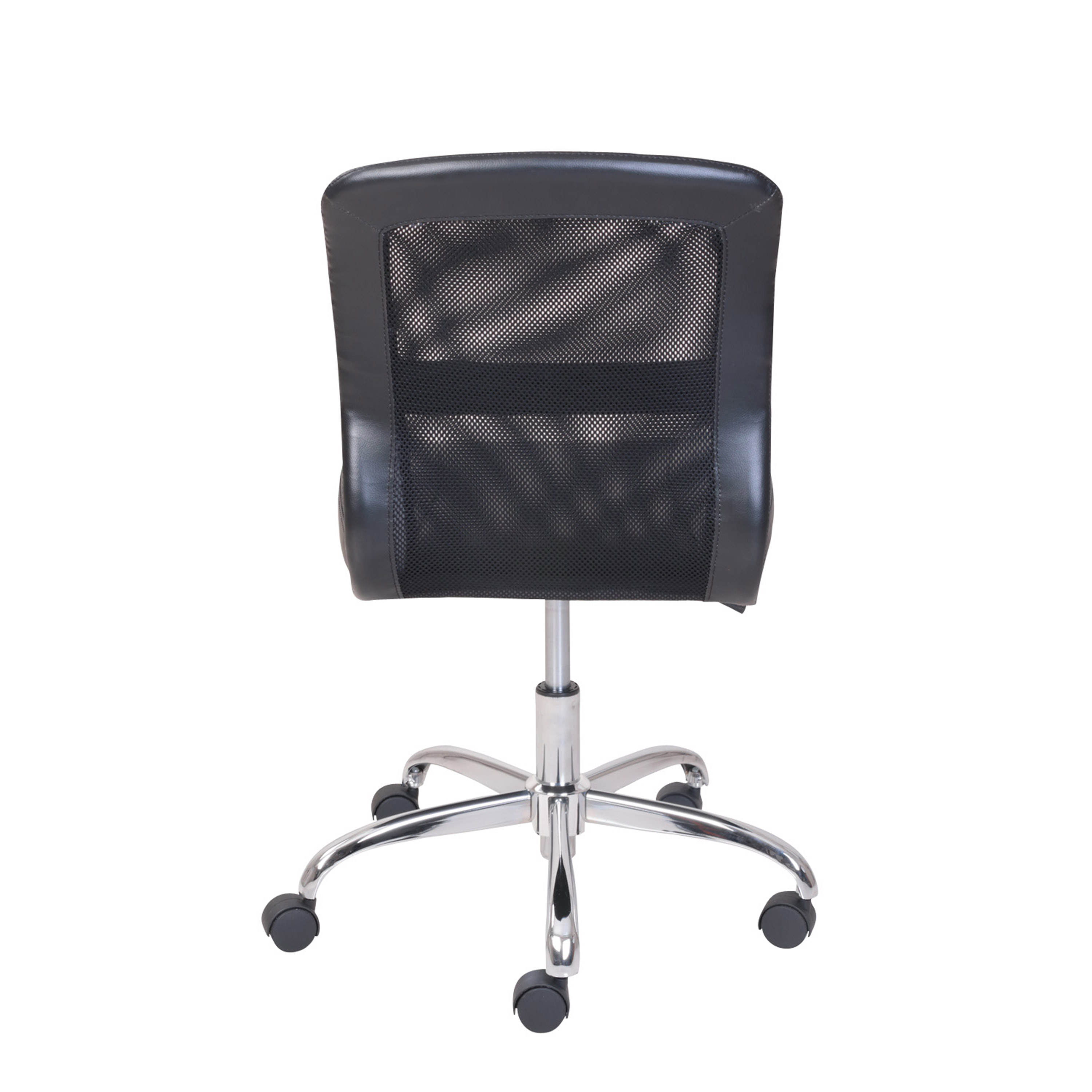 Mainstays Mid-Back, Vinyl Mesh Task Office Chair, Black - image 8 of 9