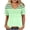 Green Top, variant on YUGYXL Womens T Shirts Short Sleeve Summer Tops Cute V Neck Casual Blouses Blue Top XL