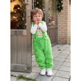 thumbnail image 6 of RUINIXCW Christmas Outfit for Toddler Girl Boy Long Sleeve Tops and Fuzzy Overalls, 6 of 9