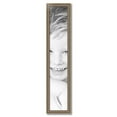 thumbnail image 2 of ArtToFrames 8" x 44" Aged White Gold Picture Frame, 8x44 inch Silver Wood Poster Frame (WOM-2036),  Pack, 2 of 7