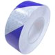 thumbnail image 1 of Cinta de advertencia reflectante autoadhesiva 5 cm x 3 m Cinta adhesiva reflectante Azul Blanco, 1 of 5