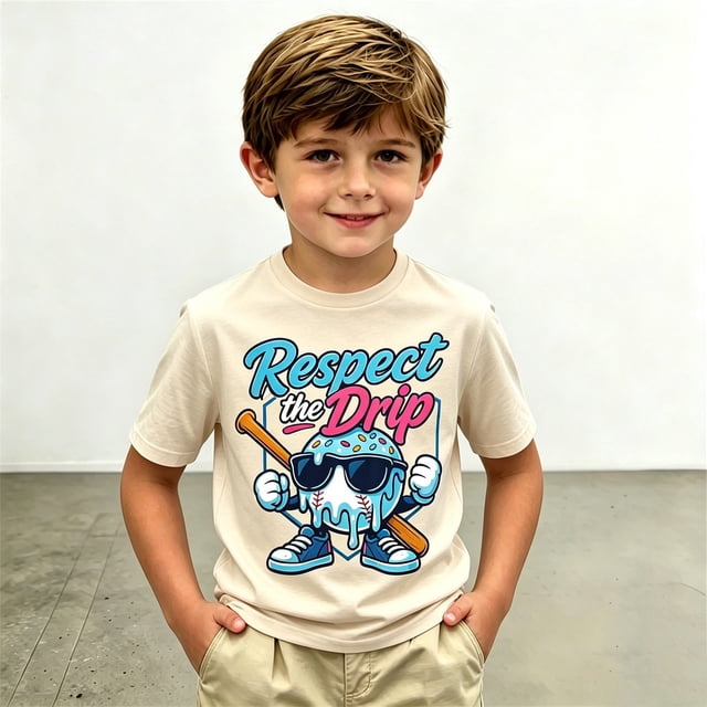 T-Shirts pour Garçons Filles Col Rond T-Shirts Graphiques T-Shirts pour Enfants T-Shirts Garçons Shorts 10-11 Ans