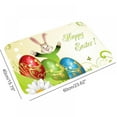 thumbnail image 3 of Kitchen Rugs Cute Bunny Festival Carpet Easter Eggs Bath Rug Easter Welcome Doormat Happy Easter Day Home Decor, 3 of 3