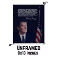 thumbnail image 2 of Ronald Reagan Patriotic Quote Wall Art – Inspirational American Home Decor, Political Office Poster, USA Motivational Print, 2 of 11