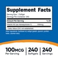 thumbnail image 5 of Nutricost Vitamin K2 MK-7 100mcg, 240 Softgels - Gluten Free and Non-GMO Supplement, 5 of 5