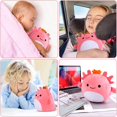thumbnail image 5 of Juguete de peluche de animal relleno, juguete de almohada de peluche lindo y suave de 20 cm, juguete de peluche lindo coleccionable para cumpleaños de niños, Navidad (rosa) JFHHH pequeña, 5 of 5