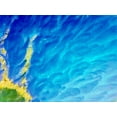 thumbnail image 2 of Grayscale 24x19 Gold Ornate Wood Framed with Double Matting Museum Art Print Titled - Blue Fur I, 2 of 4