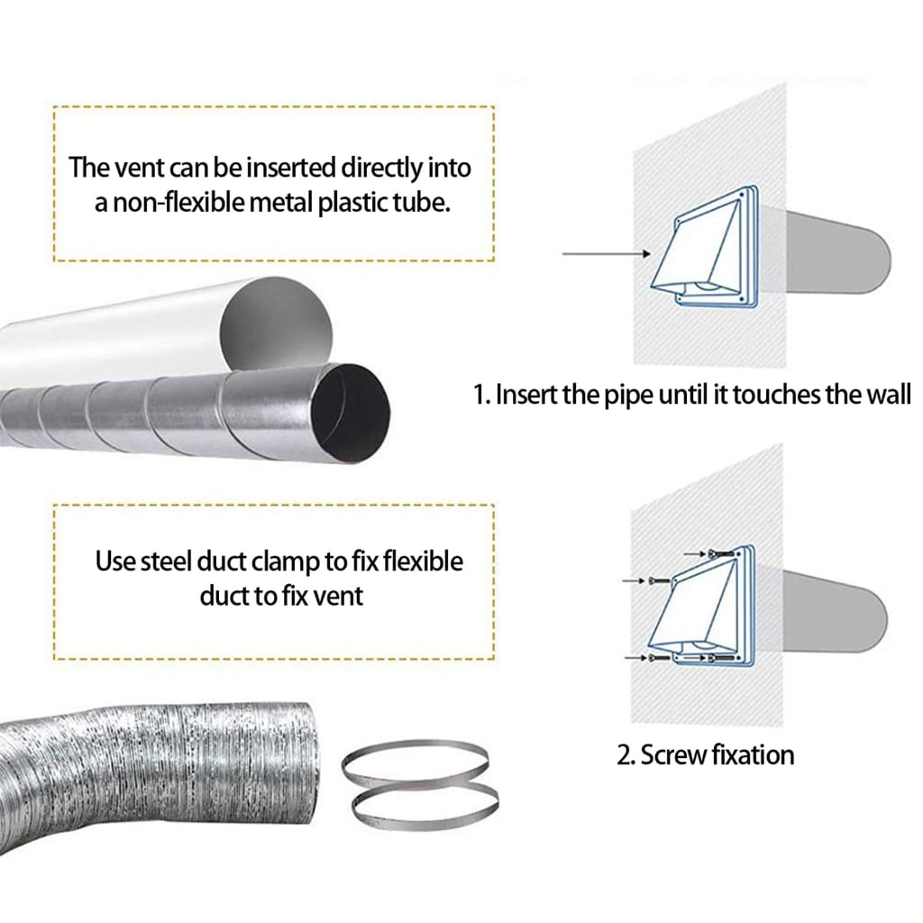 Metal Air Outlet Wall Ceiling Air Vent Ducting Ventilation Exhaust Grille