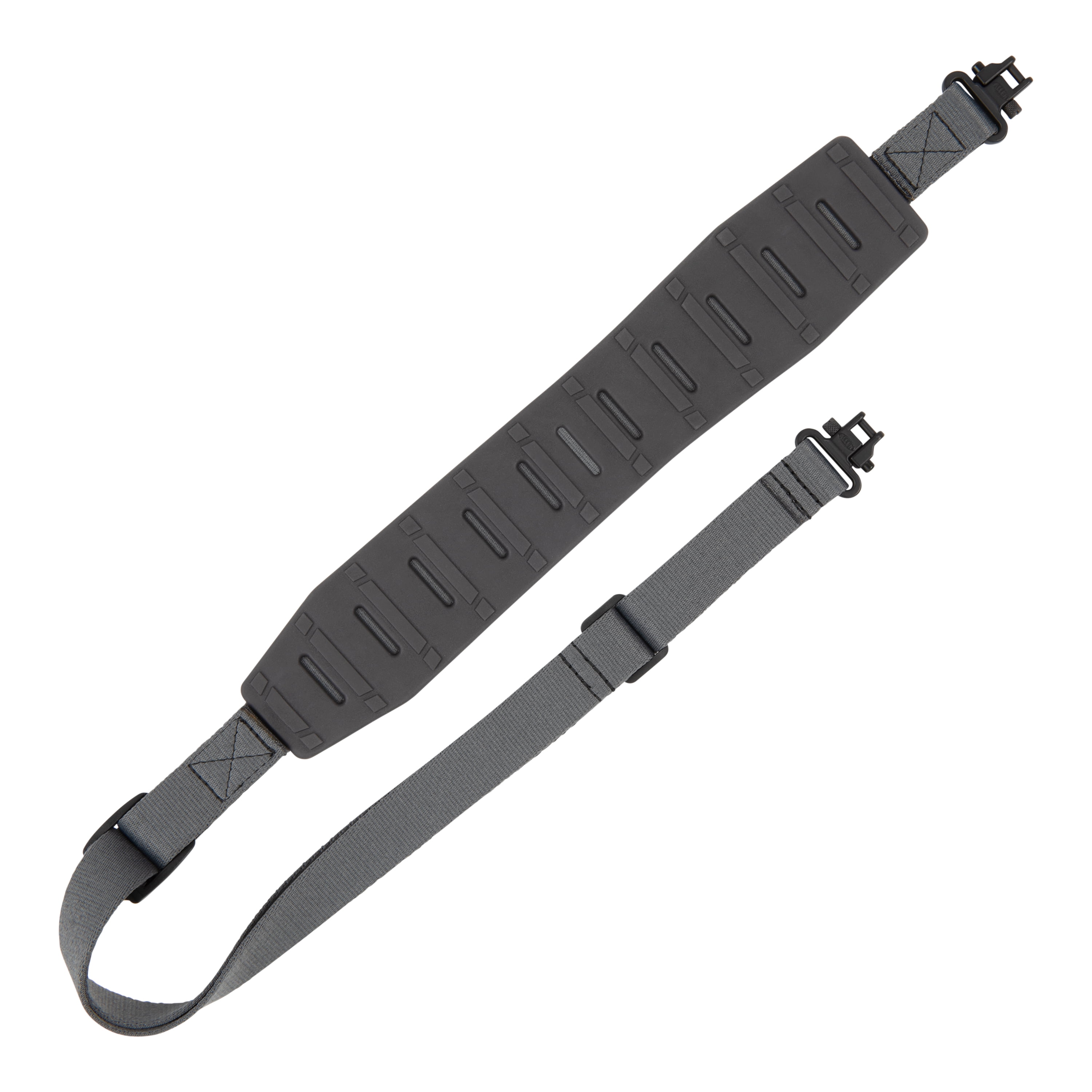 Allen Company Traction Molded Rubber Gun Sling, Adjusts 30 In to 40.5 In, Midnight Gray