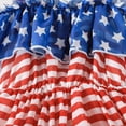 thumbnail image 6 of Splozh 4th Of July Outfits for Toddler Girls Toddler Girls Independence Day Stars Striped Printed Dress 4th Of July Kids Ruffles Princess Dresses Red,18 Months, 6 of 7