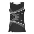 thumbnail image 3 of Qertyioot Nouvelle Mode Économies Décontracté Gilet d'Été pour Homme Ample Imprimé Sport Débardeur à Col Rond Caractéristiques, 3 of 4