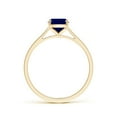 thumbnail image 2 of Angara Natural 1.5 Ct. Blue Sapphire Fashion Ring in 14K Yellow Gold for Women (Ring Size: 11.5), 2 of 9