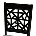 thumbnail image 6 of Baxton Studio Lena 5-Piece Modern Fabric/Wood Dining Set in Gray/Dark Brown, 6 of 10