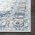 thumbnail image 5 of Safavieh  Madison Snowflake Medallion Rustic Farmhouse Distressed Rug Turquoise/Ivory 10'  x  10' 10' Square Indoor Living Room,Bedroom,Dining Room, 5 of 5