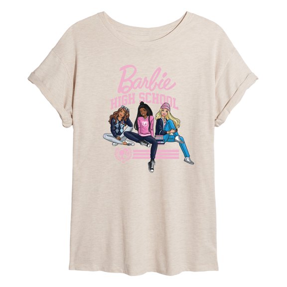 Barbie - High School Dolls - Women's Oversized T-Shirt