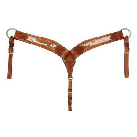 Royal King Shaped Breast Collar with Spotted Hair Overlay