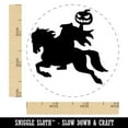thumbnail image 2 of Headless Horseman Halloween Self-Inking Rubber Stamp Ink Stamper - Fuchsia Ink - Small 3/4 Inch, 2 of 7