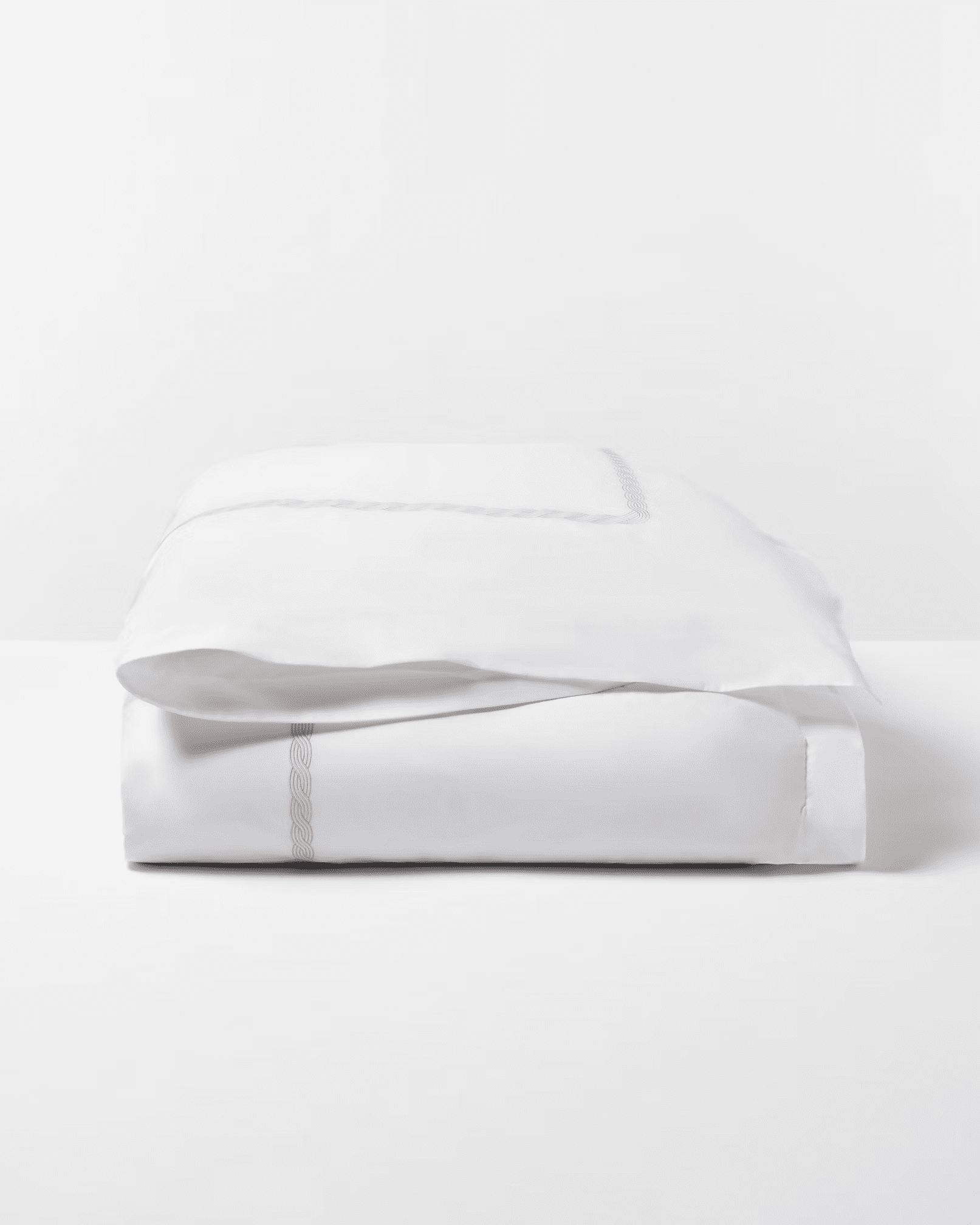 Ralph Lauren FLAX Spencer Cable Embroidery Duvet Cover, US Full/Queen