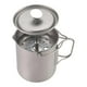 thumbnail image 3 of Hervidor de agua al aire libre Taza de café de titanio, olla de francesa de 25oz para barbacoa, mochilero al aire libre, pesca, 3 of 9