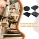 thumbnail image 4 of Cateissary Cuchara de Metal con mango largo, alfombrilla antideslizante reutilizable, herramienta de nivelación, gran sellado, suministros para el hogar, Juegos de servir café y té Negro Redondo/S Cateissary HA064633-01, 4 of 6