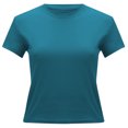 thumbnail image 5 of Women's Soft Short Sleeve T-Shirt, Crew Neck Top Slim Fit Basic Tee for Summer Casual Y2k Everyday Wear 2026 Summer Outfits(OTHER2,L), 5 of 6