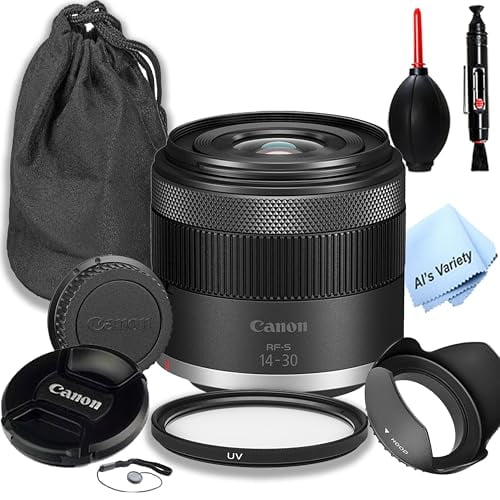 Canon RF-S 14-30mm f/4-6.3 is STM (White Box) Lens   Filter  case  More (9pc)