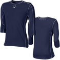thumbnail image 4 of EvoShield Pro Team Youth Boy's Mid Sleeve Workout Tee Shirt Moisture-Wicking, Navy, Medium, 4 of 5