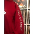 thumbnail image 3 of Mobb Deep hoodie. Red Hell On Earth hoodie with silver logo and graphics. 90s hip-hop. Shook Ones, 3 of 5
