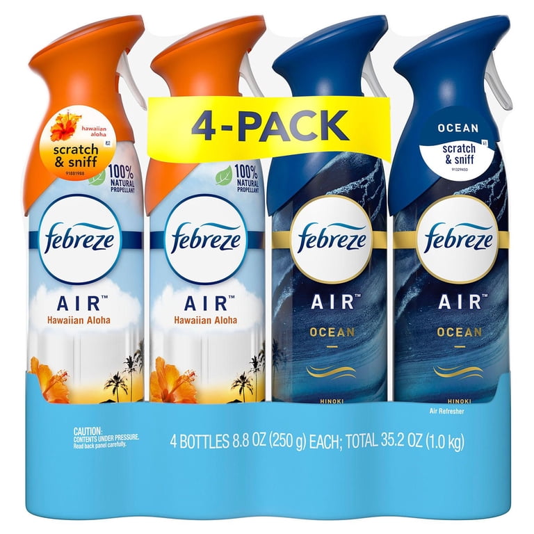 Febreze Air Effects Air Freshener Spray, 4 pk