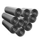 thumbnail image 1 of 10 rollos de 200 bolsas de basura desechables de boca abierta, gruesas y planas, para el hogar y la oficina (plateadas)., 1 of 5