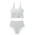 thumbnail image 4 of Bikini Set For Women Swimsuits 2025 Ruffle Tops And Floral Bottoms Swim Suit Bathing Suit For Holidays, 4 of 4