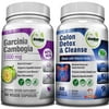 colon detox & cleanse + garcinia cambogia extract 1000 mg /120 veggie capsules/gluten free