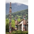 thumbnail image 2 of Paulson, Don 17x24 White Modern Wood Framed Museum Art Print Titled - USA, Washington State, Jamestown Totem art PR, 2 of 4