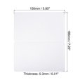 thumbnail image 2 of Unique Bargains Blank Greeting Cards,100pack Favor Decor Foldable Card ,White Pearlescent Paper, 2 of 5