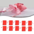 thumbnail image 2 of 10 Drawstring Velvet Jewelry Bags Wedding Party Favor Gift Pouch Red, 2 of 10